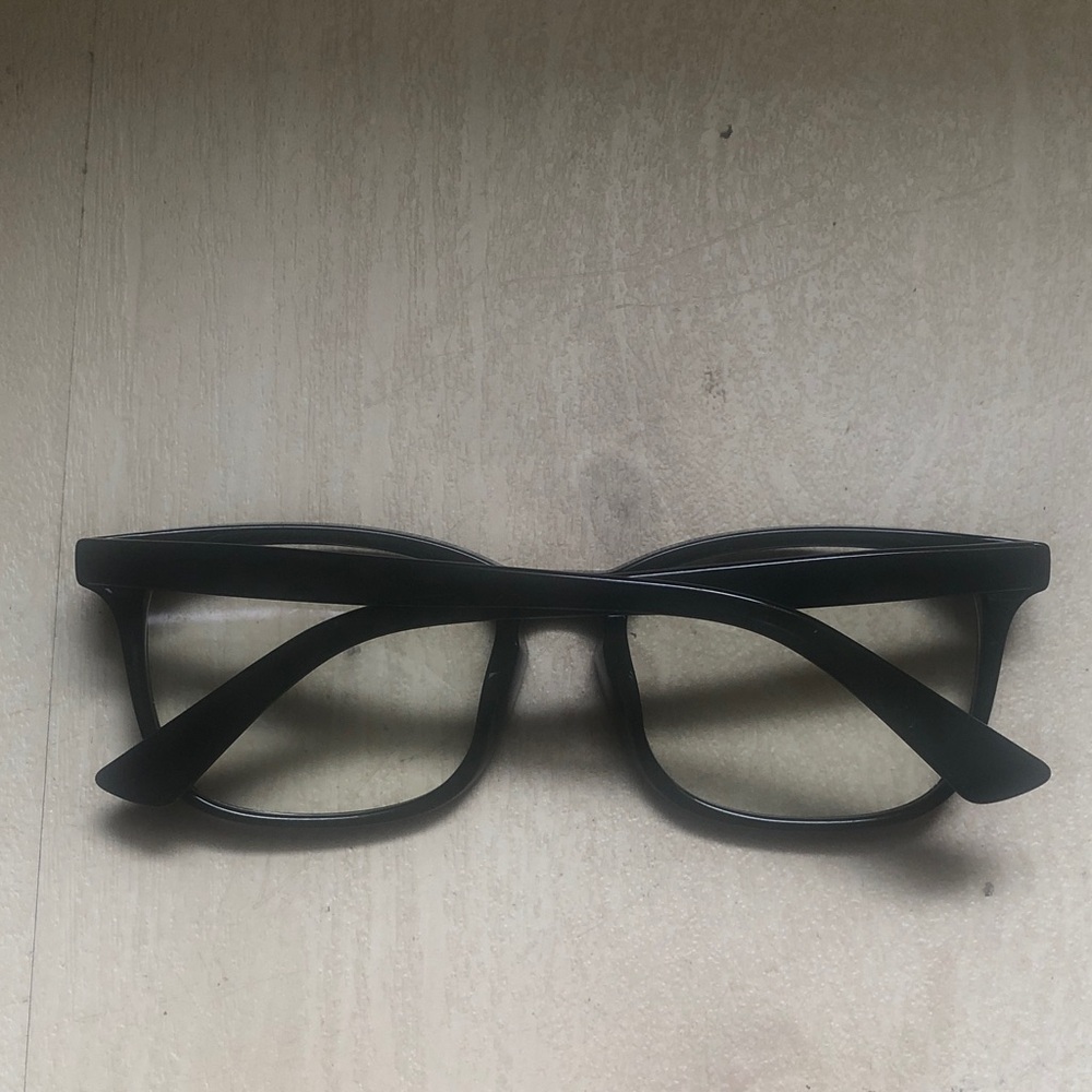Tortoise Shell Square Glasses - Picture 5 of 5